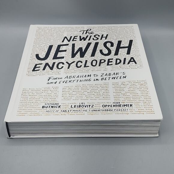 Newish Jewish Encyclopedia From Abraham to Zabar's & Everything in Between HC - Picture 13 of 13